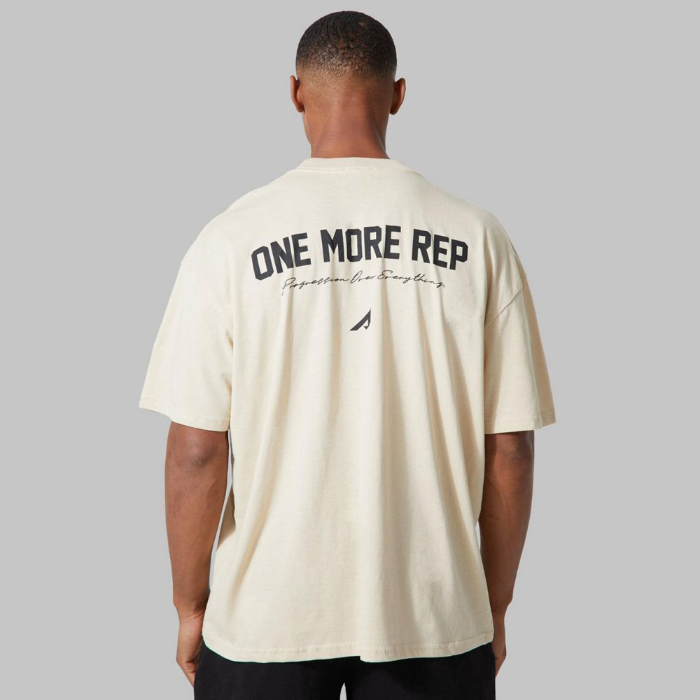 Active Oversized One More Reo T-Shirt – Sand