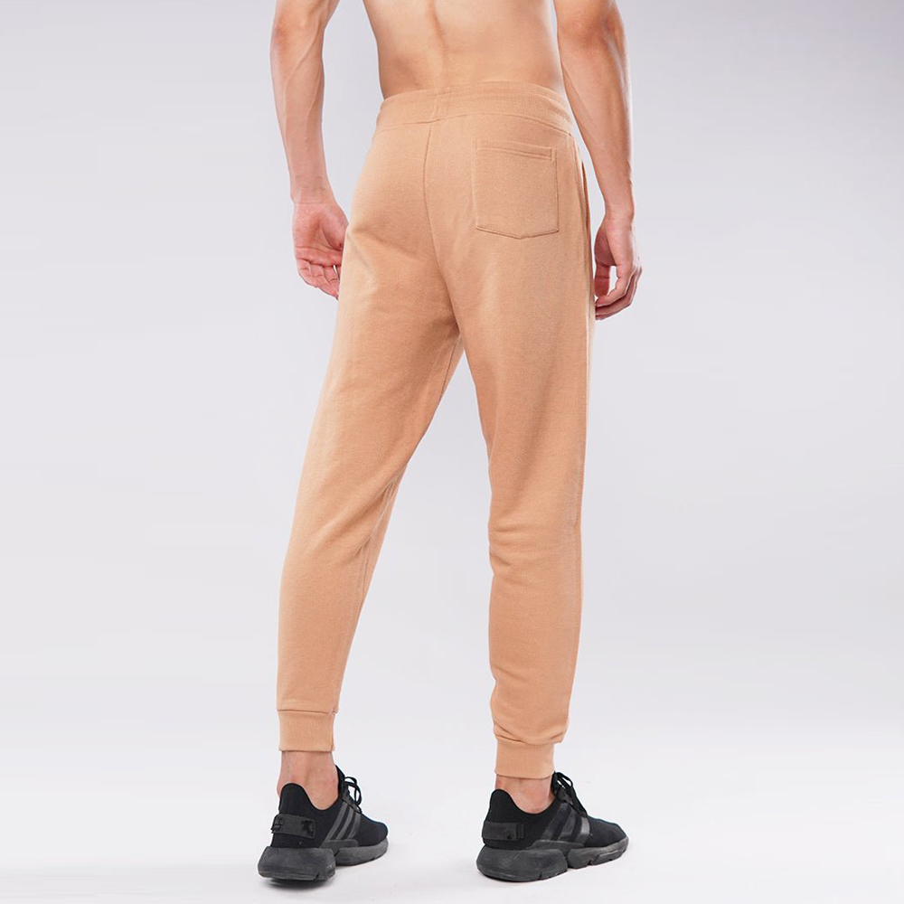 Safari Tan Pique Terry Jogger Pants